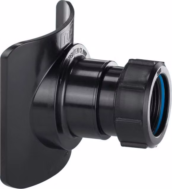 McAlpine 2" Mechanical Soil Pipe Boss Connector in Grey or Black – 1