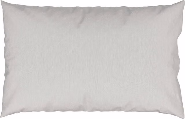 Bedeck of Belfast 200 Thread Count Plain Grey Cotton Percale Standard Pillowcase