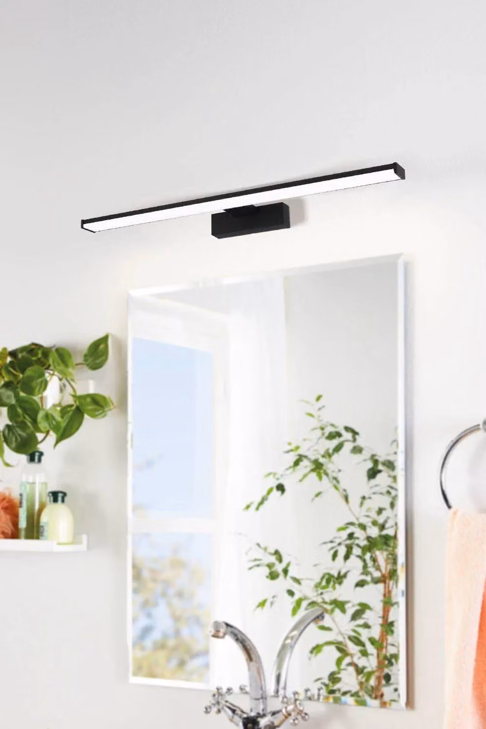 Eglo Pandella 1 Black LED Bathroom Mirror Wall Light IP44 – 2