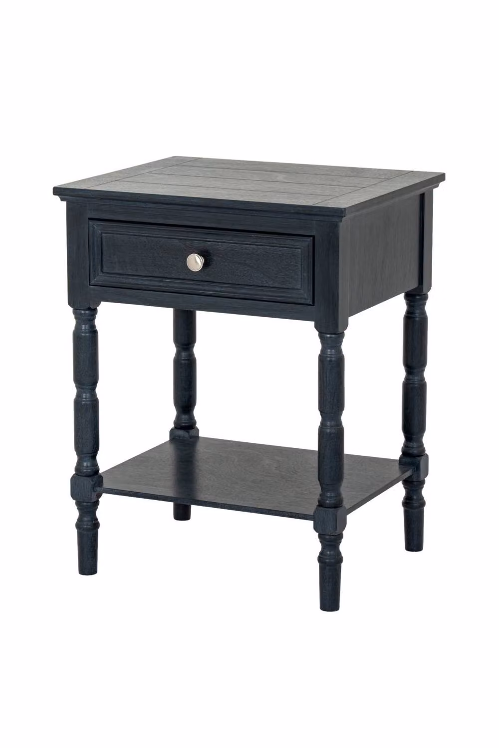 KDMD Contour Collection Modern 1 Drawer Side Table in Anthracite Grey – 2