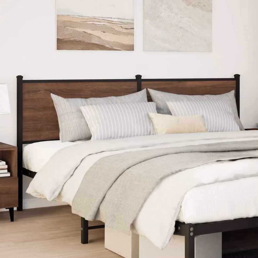 Berkfield Home Classic Headboard in Brown Oak, Width: 180 cm – 2