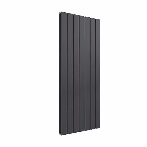 Reina Anthracite Vertical Designer Double Panel Steel Radiator H x W: 160 x 51.4 cm