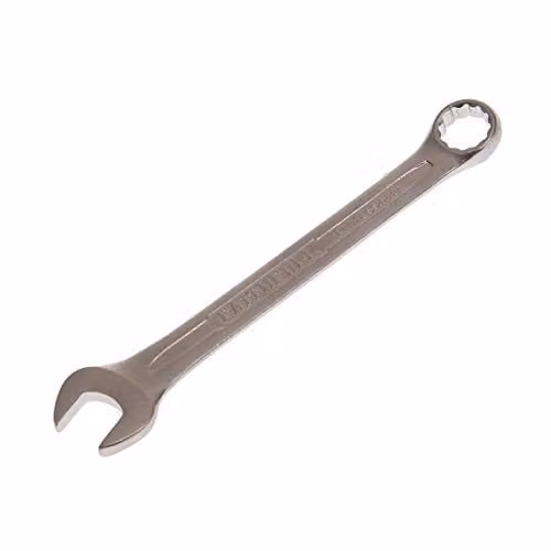 Faithfull 14mm Combination Spanner in Silver Chrome Vanadium Steel