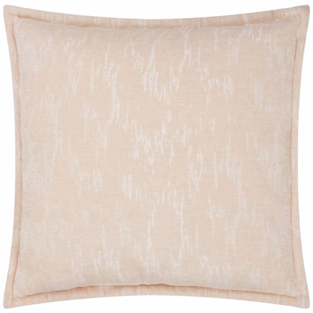 Paoletti Aurelio White Chenille Jacquard Floral Square Cushion W/D/H: 45 x 45 x 45 cm – 2