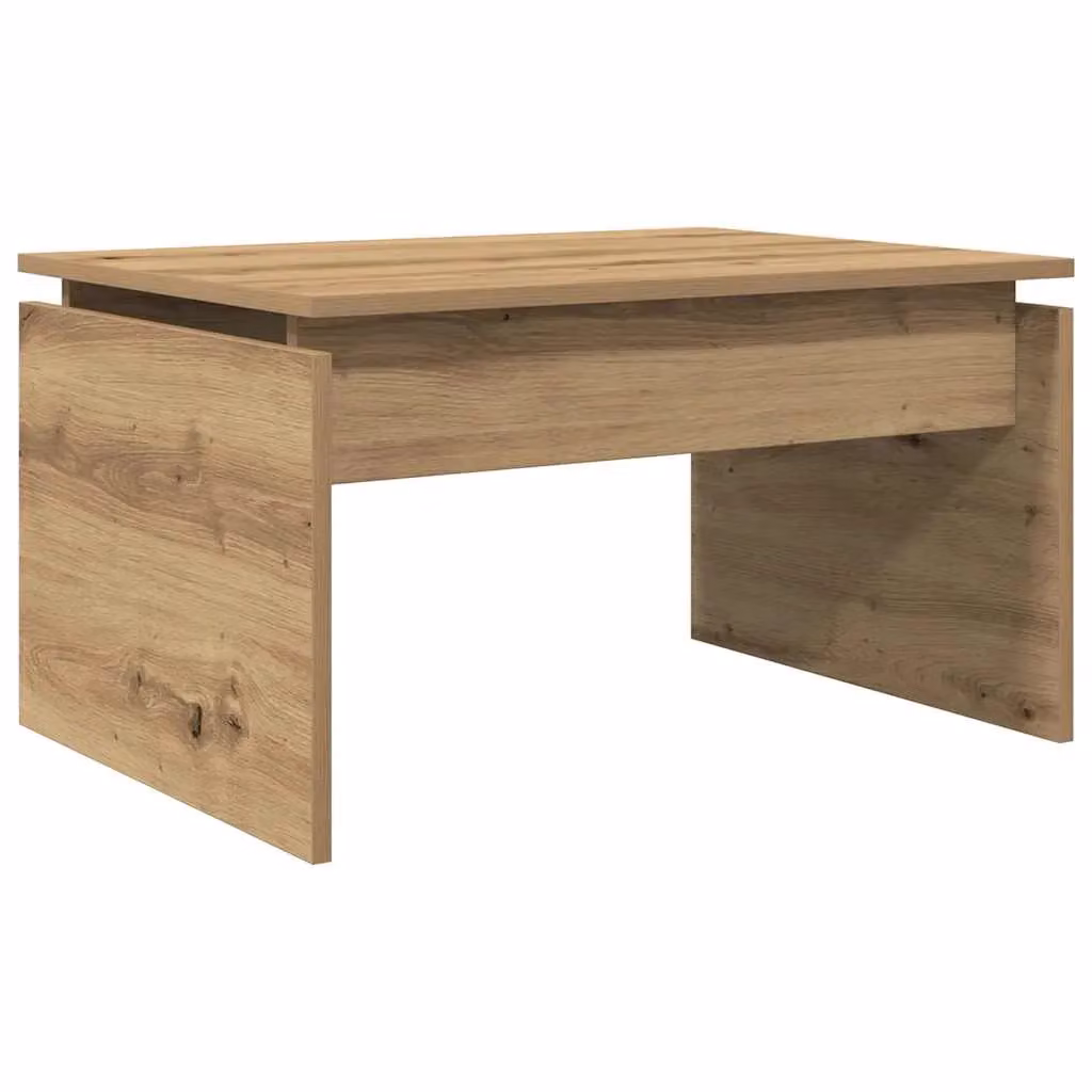Berkfield Home Artisan Oak Coffee Table in Brown, W: 68 cm, D: 50 cm, H: 38 cm – 2