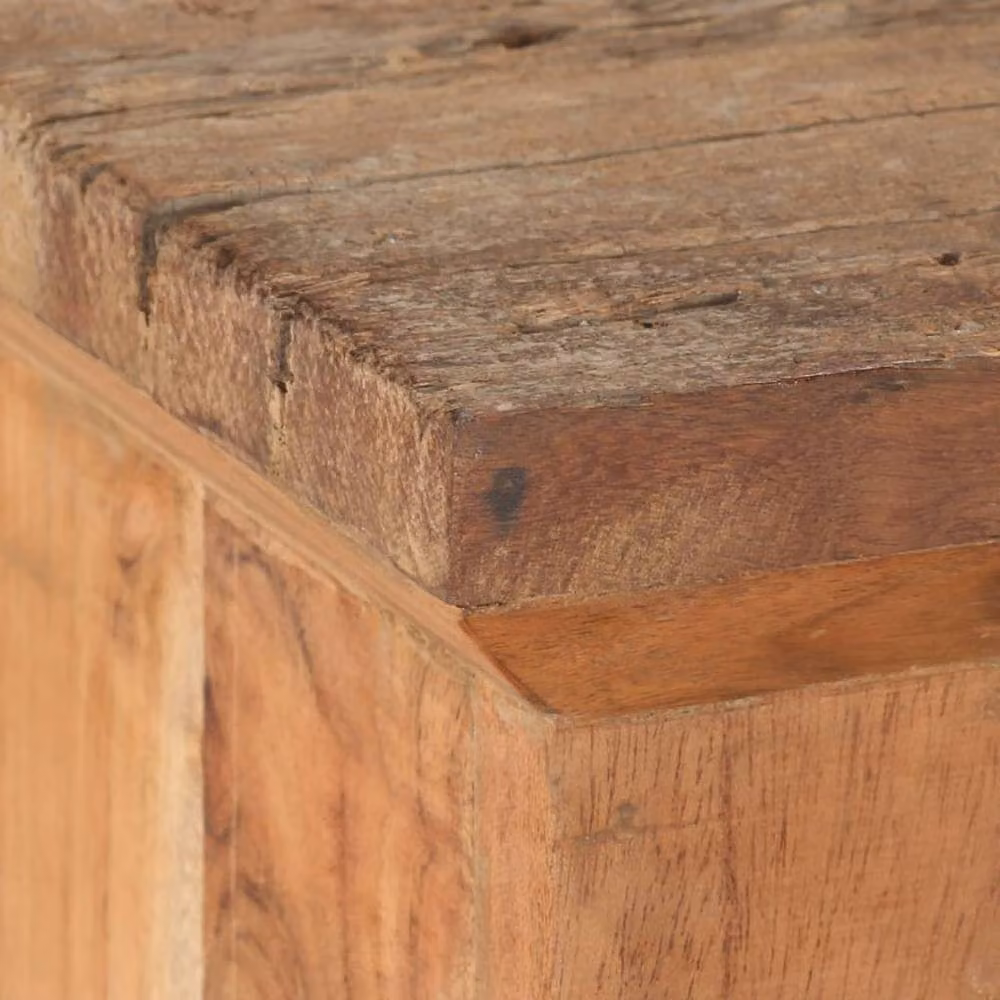 Berkfield Home TV Cabinet in Brown Solid Acacia and Reclaimed Wood, W/D/H: 120 x 30 x 40 cm – 3