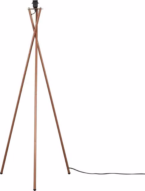 ValueLights Camden Tripod Floor Lamp Base in Copper