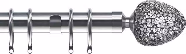 Terrys Silver Curtain Pole 2.8 m