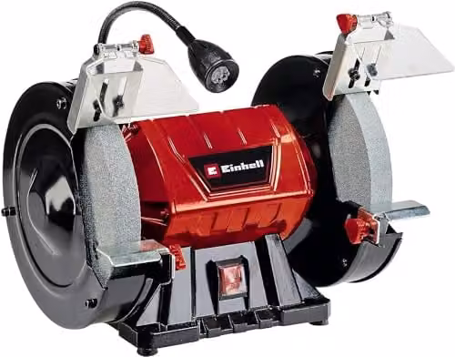 Einhell Benchtop Electric Bench Grinder, 400W, 2980 RPM, Red, Black and Grey – 1