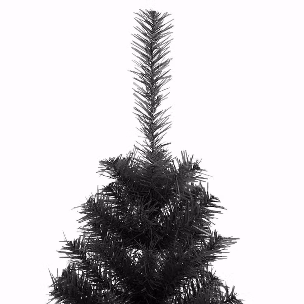 Berkfield Home Lush Christmas Tree with 150 LEDs and Stand, Black, Height: 150 cm – 5