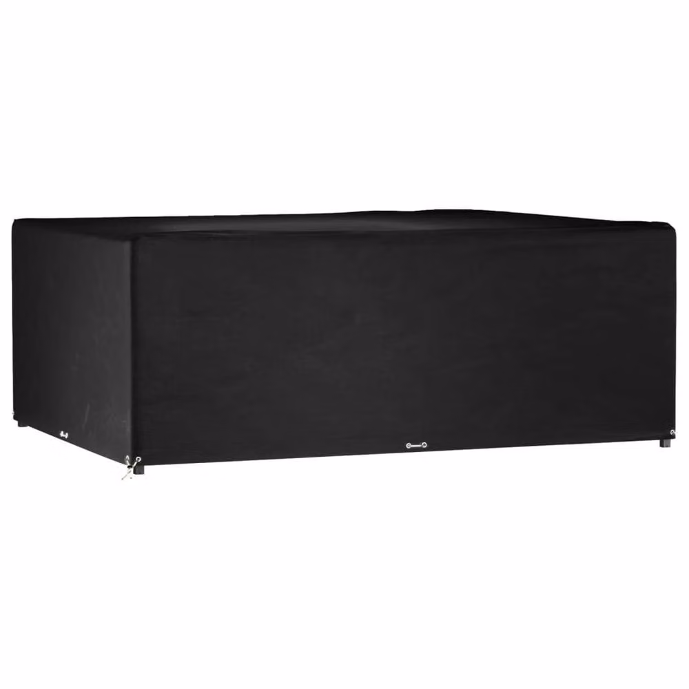 Berkfield Home Durable Rectangular Garden Furniture Cover with 16 Eyelets, Black, W/D/H: 300 x 250 x 90 cm – 2