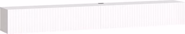 HOMCOM Modern White Floating TV Stand with Cable Management, Fits up to 180 cm TV