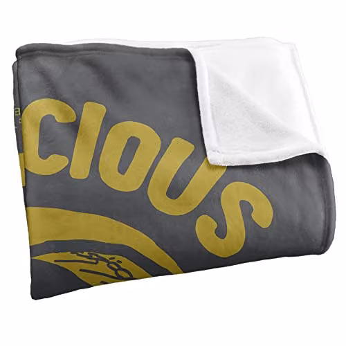 LOGOVISION Lord of the Rings Gollum Super Soft Throw Blanket, W/D/H: 152 x 127 cm, White and Multicolour – 2