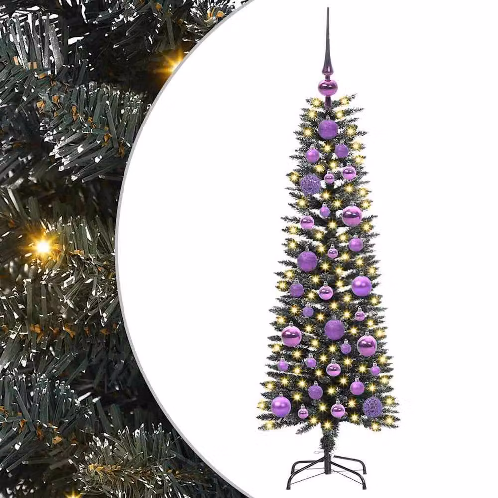 Berkfield Home Green Artificial Christmas Tree with Stand, W/D/H: 40.5 x 40.5 x 120 cm – 2
