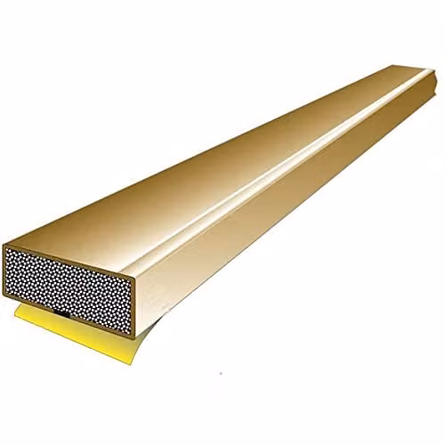 Loops 5 Pack Intumescent Fire Door Seal Strips, Brown, Length: 2100 mm, Width: 10 mm, Depth: 4 mm