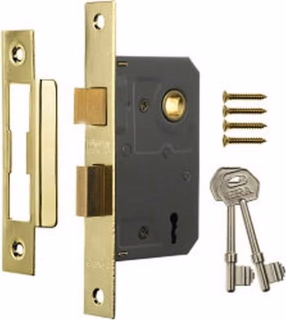 Era 3 Lever Mortise Sashlock in Brass