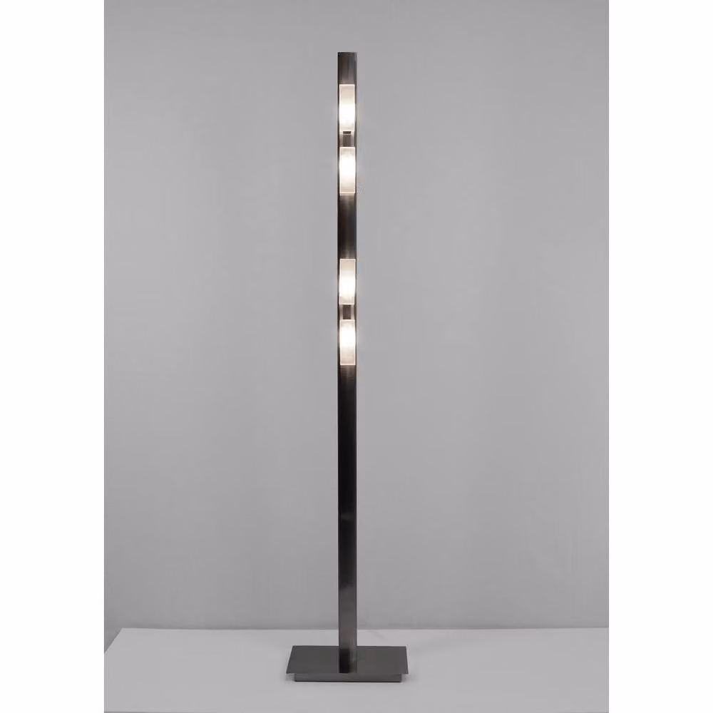Netlighting Arco 4 Light G9 Floor Lamp in Grey with Nickel Finish – 2
