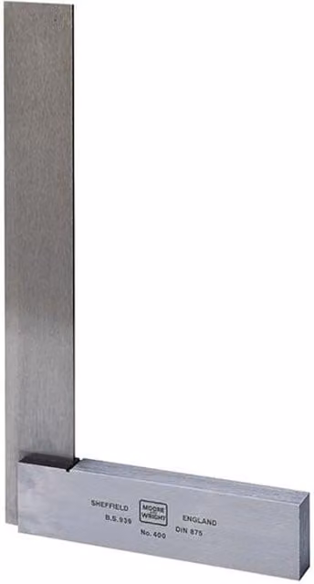 Moore & Wright 40012 Grade B Engineers Square, Silver and Grey, 300mm