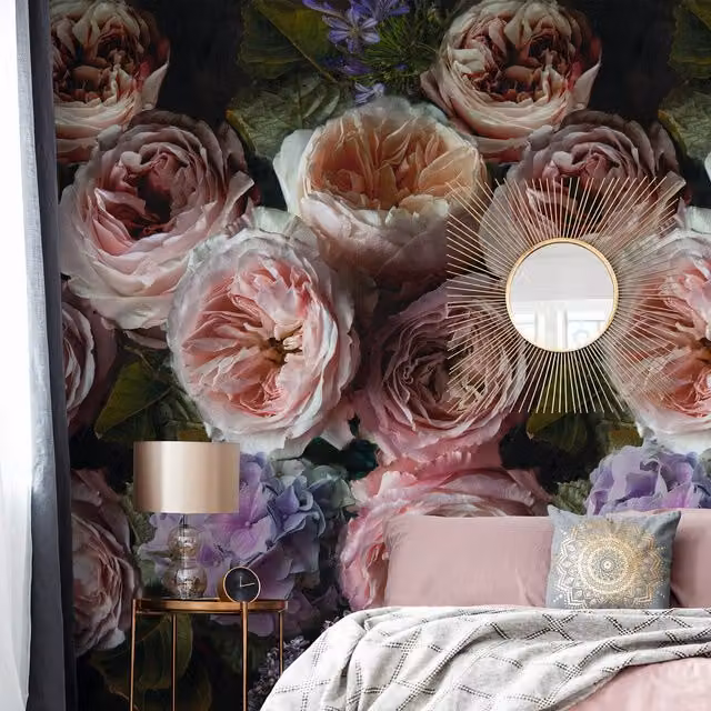 Grandeco Romantic Pink and Purple Bedding