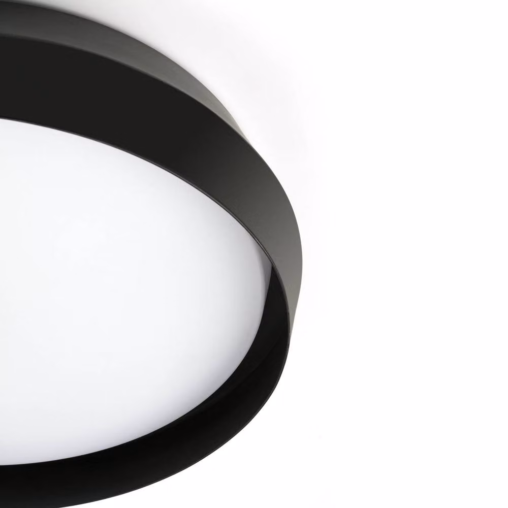 Netlighting Shoku 350 Black Wall and Ceiling LED Lamp, 24W, 2700K Warm White – 2