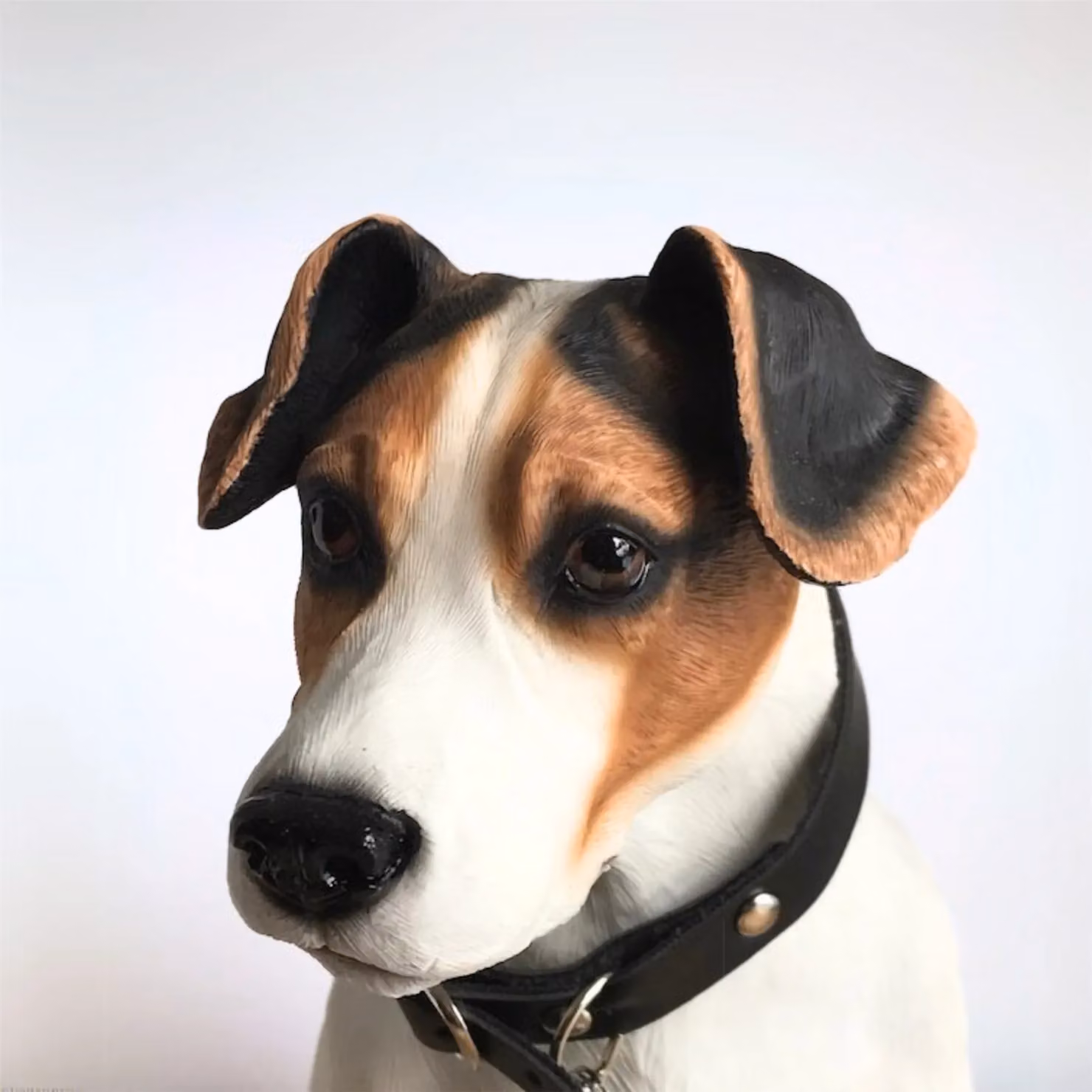 Leonardo Animal Crackers Realistic Sitting Jack Russell Terrier Dog Figurine, Multicolour and White – 2