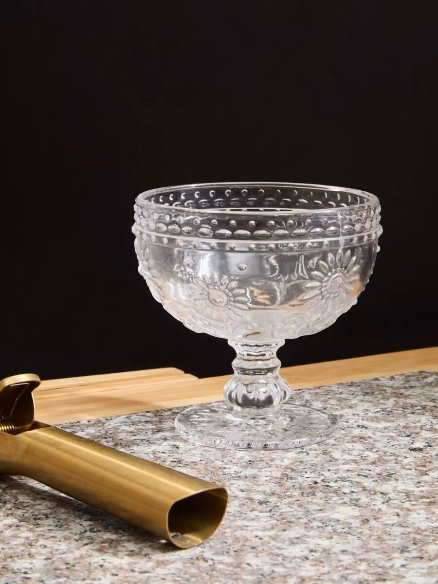 Orsina Daisy 300ml Transparent Glass Sundae Dessert Bowl – 2