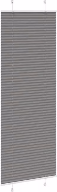 Berkfield Home Single Pleat Fabric Blind in Anthracite Grey, W: 75 cm, H: 200 cm