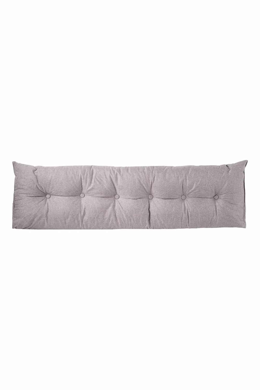 Living and Home Multifunctional Wedge Headboard Pillow with Side Pocket in Grey, Large – 6