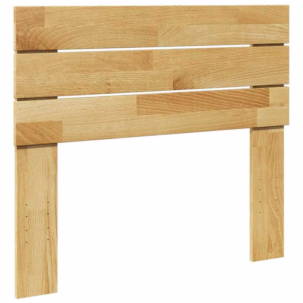 Berkfield Home Solid Wood Oak Headboard in Light Oak, Width: 90 cm – 2