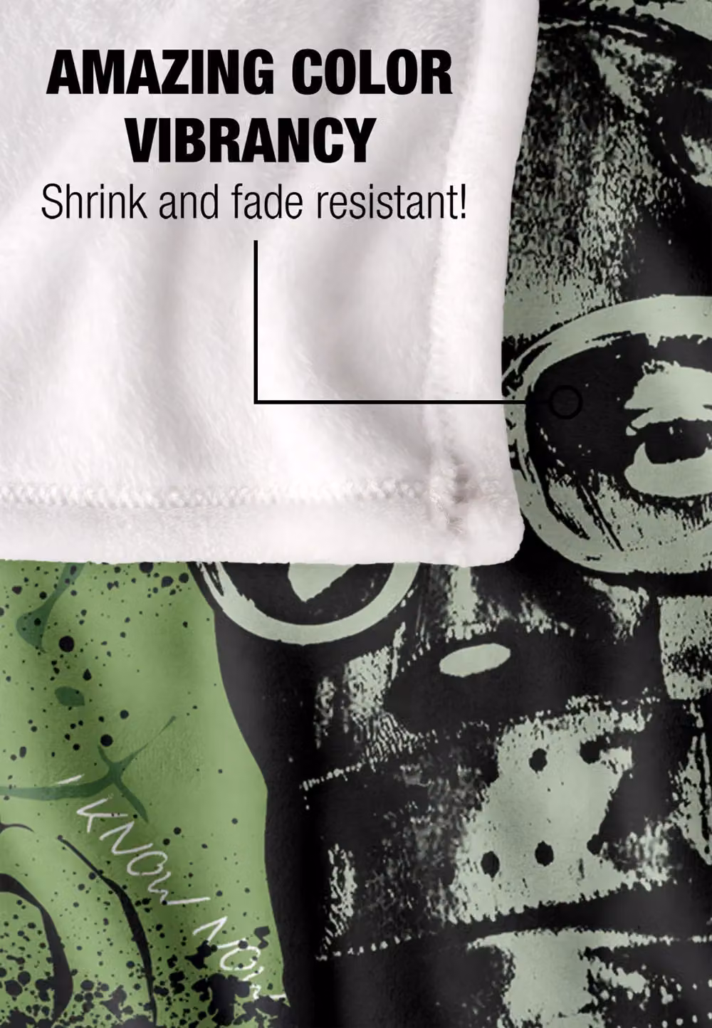 Batman The Riddler (2022) Super Soft Silky Touch Throw Blanket, White, W: 152 cm, D: 127 cm – 4