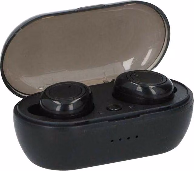 Grundig True Wireless Bluetooth Earbuds with USB-C in Black and Grey