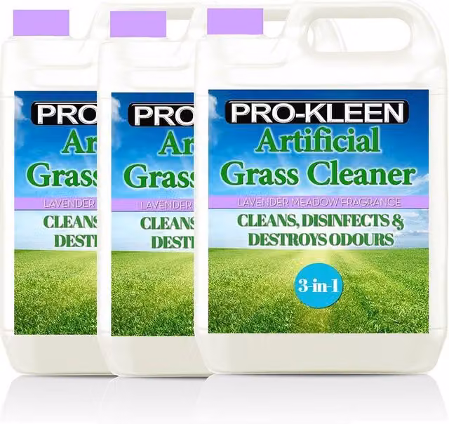 ProKleen Artificial Grass Cleaner and Disinfectant, Lavender Fragrance, 3 x 5L – 1