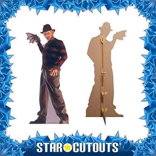 Star Cutouts Freddy Krueger Life Size Cardboard Cut Out, Multicolour, H x W x D: 174 x 174 x 2 cm – 3