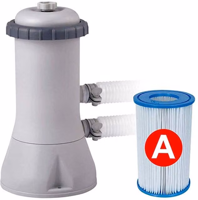 Intex 330 Gallon Filtration Pump, Grey