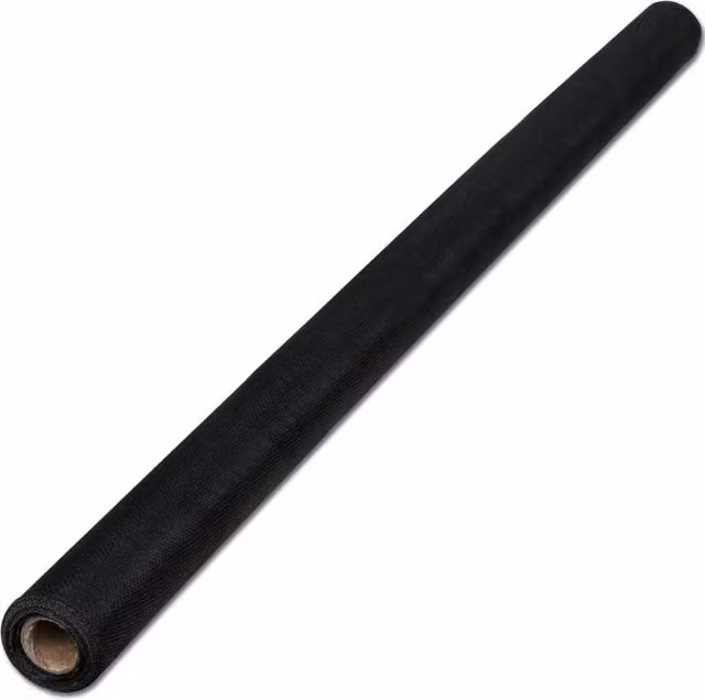 Berkfield Home Black Fibreglass Mesh Screen W: 100 cm, H: 500 cm – 1