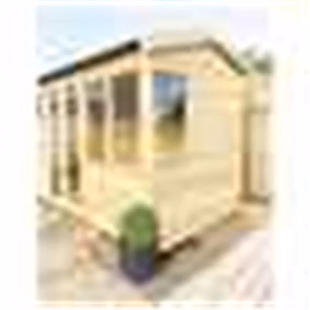 Marlborough Reverse Pressure Treated Apex Summerhouse with Short Windows in Natural Beige – 2