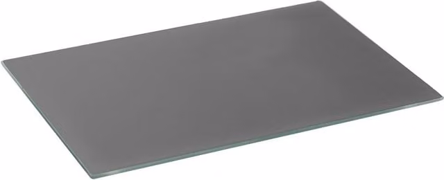 Harbour Housewares Grey Glass Rectangular Chopping Board, W: 40 cm, D: 30 cm