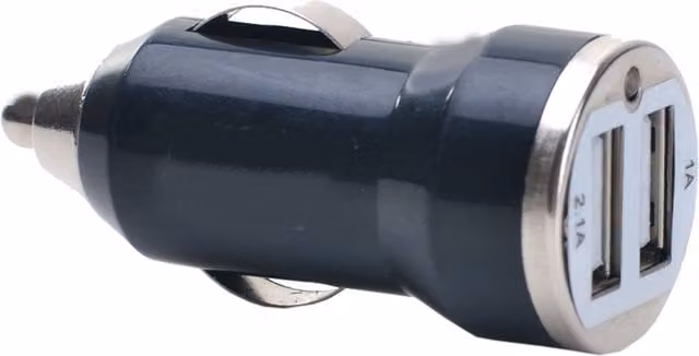 Autobar Black Double USB Car Charger