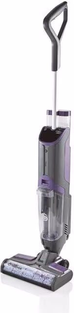 Swan Dirtmaster Crossover All-in-One Wet Dry Vacuum Cleaner in Grey and Purple, Cordless with LED Display and Smart Home Integration
