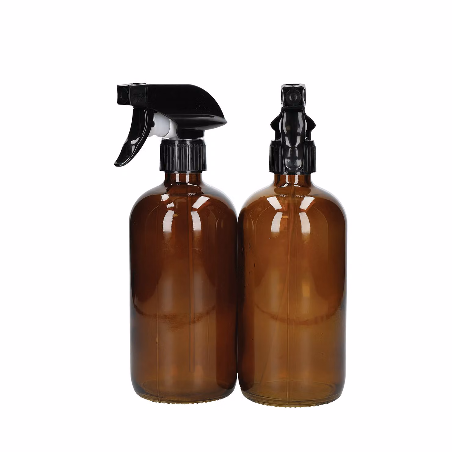 KitchenCraft Living Nostalgia Refillable Glass Bottle Set, 2 Piece, Brown – 6