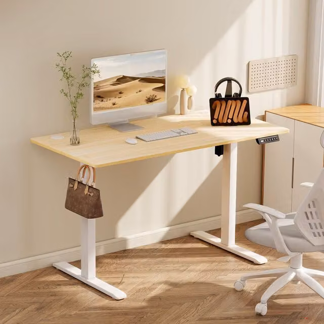 Levede Electric Height Adjustable Standing Desk with Rectangular Composite Top