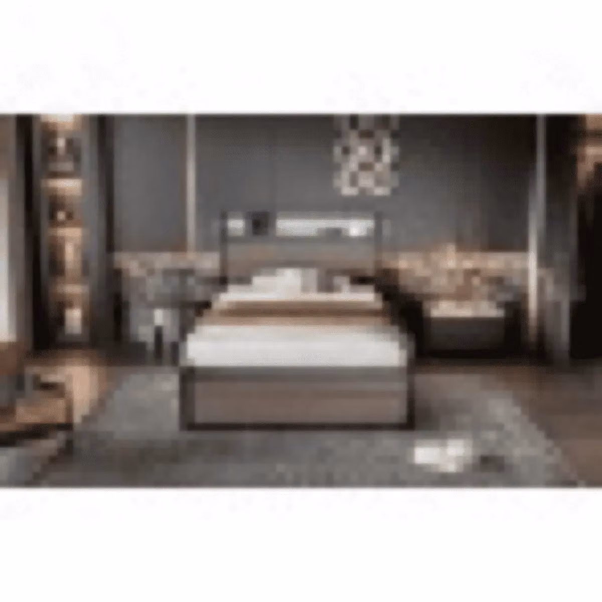 Matteo Metal Single Bed in Black with LED Under-bed Lighting, USB Charging Port and 4 Drawers, W/D/H: 90 x 190 cm – 3