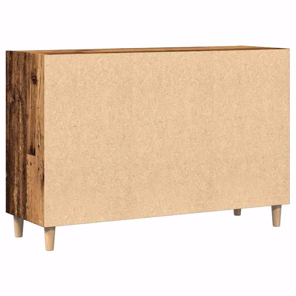 Berkfield Home Rustic Old Wood Sideboard in Brown, W/D/H: 103.5 x 35 x 70 cm – 4