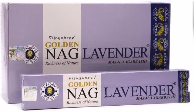 Golden Nag Lavender Floral Incense Sticks, Purple