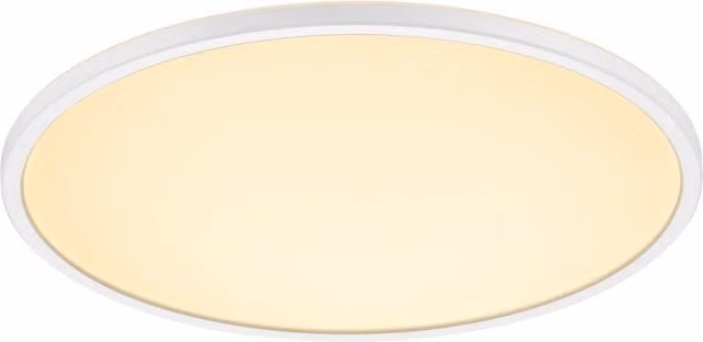 Nordlux Oja LED Ceiling Light, White Plastic, 2700k Warm White, 42 cm Diameter – 1