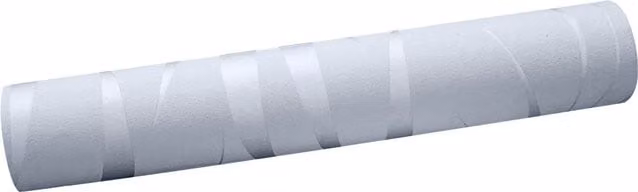 Garden Sanctuary Geometric Abstract Wallpaper in Silver Grey