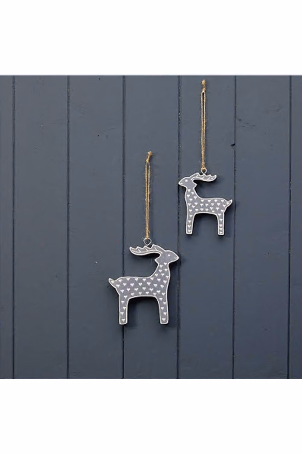 KDMD Hanging Grey and White Reindeer Textile Figure – 2