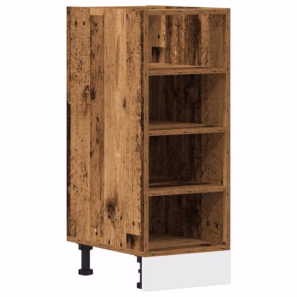 Berkfield Home Brown Kitchen Base Unit with Hinged Doors and Internal Shelves, W/D/H: 30.0 x 44.5 x 81.5 cm – 2
