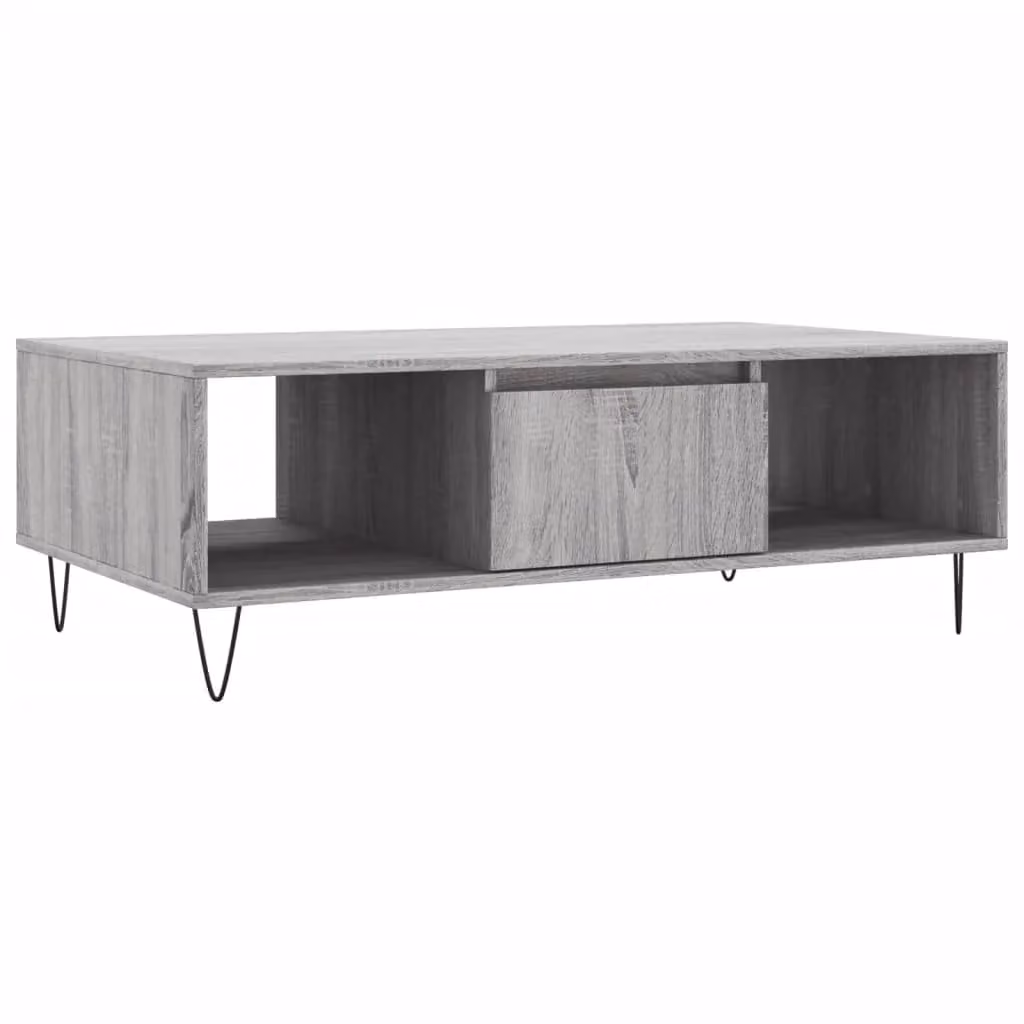 Berkfield Home Grey Sonoma Coffee Table, W/D/H: 104 x 60 x 35 cm – 2