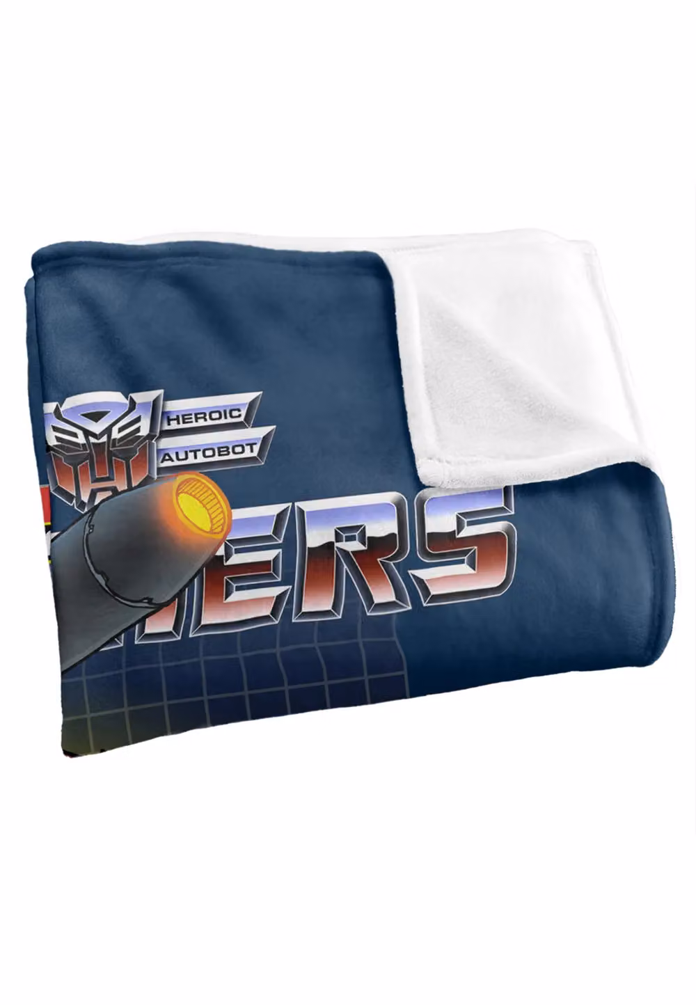 Hasbro Transformers Optimus Silky Touch Super Soft Fluffy Throw Blanket in White and Multicolour, W: 152 cm, D: 127 cm – 3